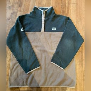 Notice the reckless button up fleece